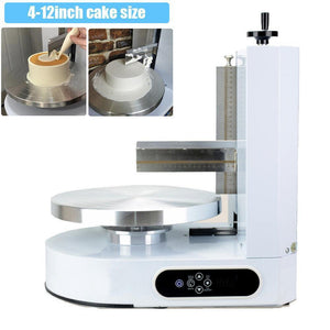 100V Semi-automatic Cake Spreading Machine Cake Cream Coating Spatula Spreader Baking