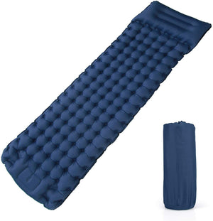 Waterproof Camping Sleeping Pad Inflatable Sleeping Air Mattress Mat with Pillow