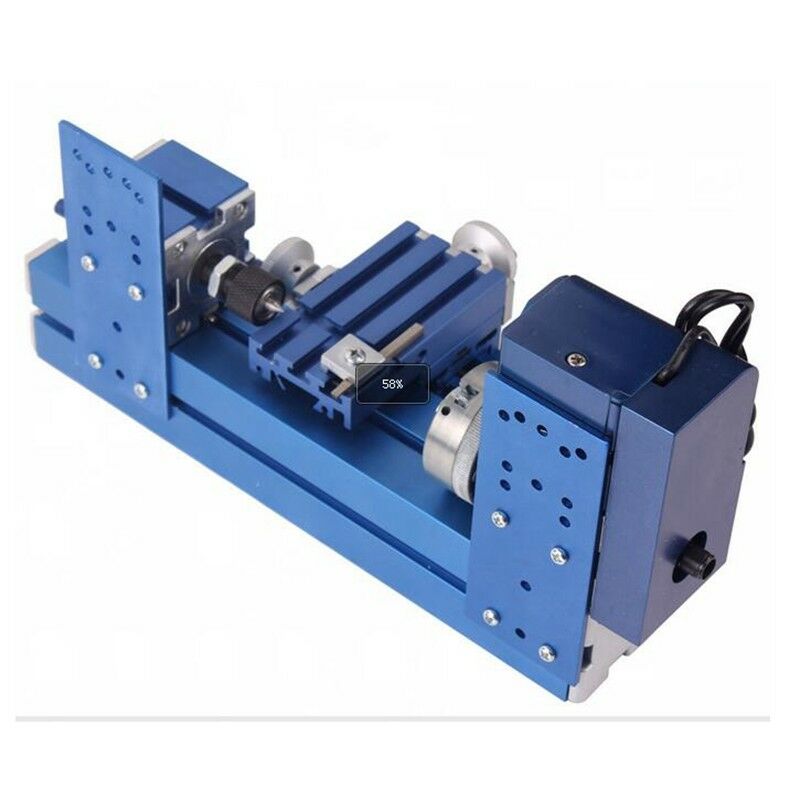24W Mini lathe for Metal Wood DIY Tool Woodworking Hobby Model Making