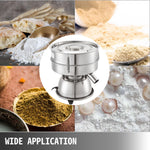 110V Electric Sieve Mechanical Vibrating Food Flour Sifters Powder Shaker Vibrating Sieve Machine