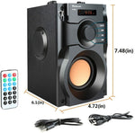 Portable Wireless FM Bluetooth Speaker Heavy Bass Sound System Party with Remote