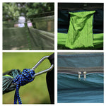 Portable Strength Camping Hammock Hanging Bed with Mosquito Net Outdoor Travel
