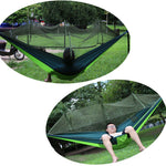 Portable Strength Camping Hammock Hanging Bed with Mosquito Net Outdoor Travel