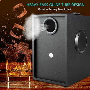 Portable Wireless FM Bluetooth Speaker Heavy Bass Sound System Party with Remote