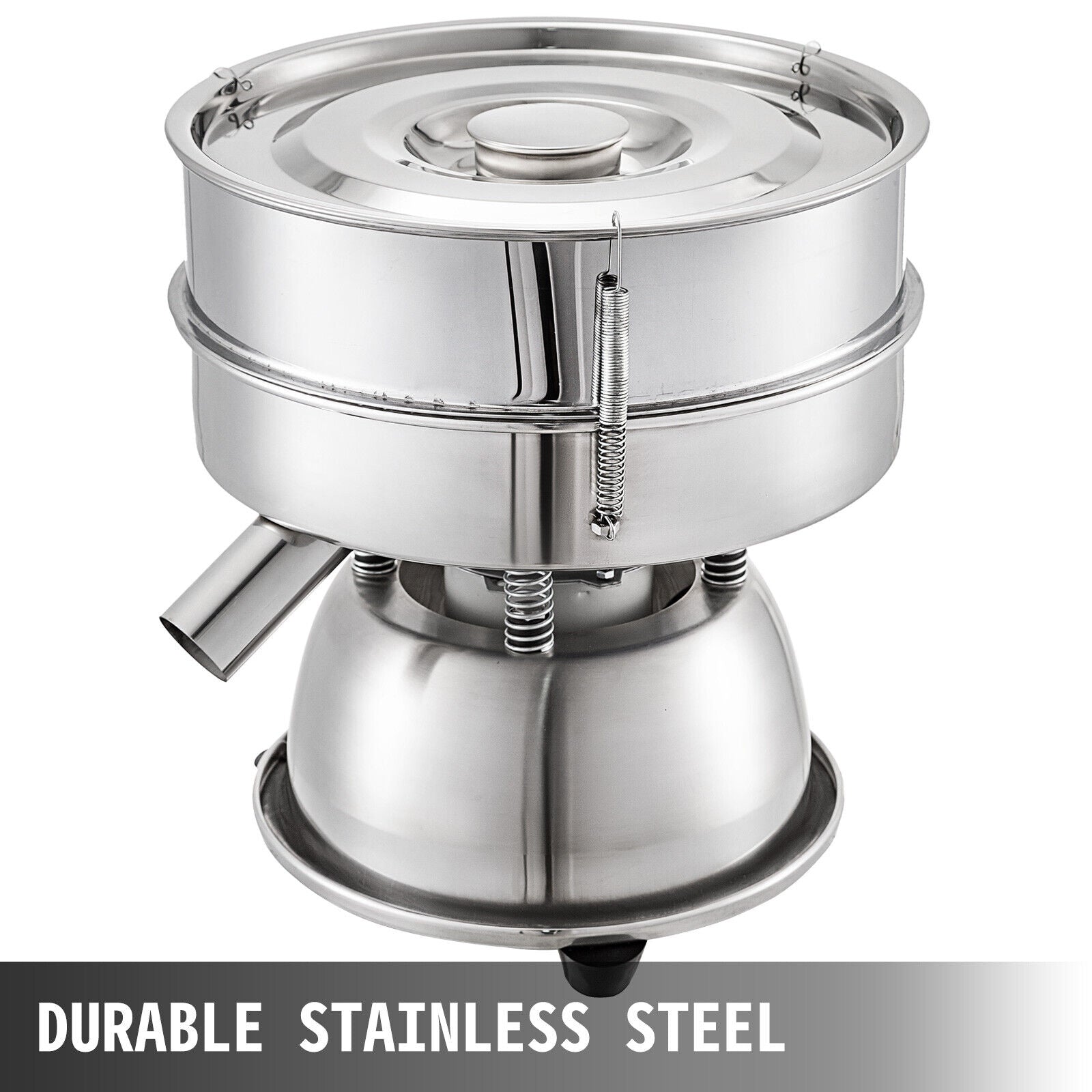 110V Electric Sieve Mechanical Vibrating Food Flour Sifters Powder Shaker Vibrating Sieve Machine