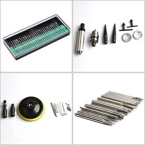 350W Jewelry Polishing Machine Gem Rock Buffer Bench Lathe Grinding Tool Kits
