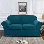 Stretch Velvet Sofa Covers Couch Chair Slipcover Protector with Cushion Cover