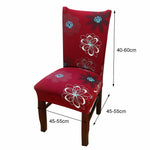 4PCS Stretch Chair Covers for Dining Room Wedding Banquet Home Party Decoration Dining Chair Covers