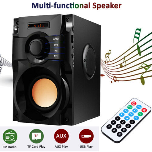 Portable Subwoofer Bluetooth 5.0 Speaker Wireless Speaker Remote Smart Operation