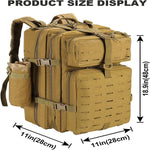 45L Military Molle Tactical Backpack Rucksack Camping Bag Outdoor Travel Hiking