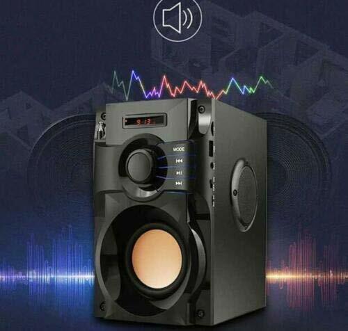 Portable Wireless FM Bluetooth Speaker Heavy Bass Sound System Party with Remote