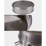 110V Electric Sieve Mechanical Vibrating Food Flour Sifters Powder Shaker Vibrating Sieve Machine