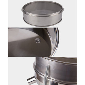 110V Electric Sieve Mechanical Vibrating Food Flour Sifters Powder Shaker Vibrating Sieve Machine