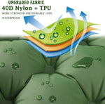 Waterproof Camping Sleeping Pad Inflatable Sleeping Air Mattress Mat with Pillow