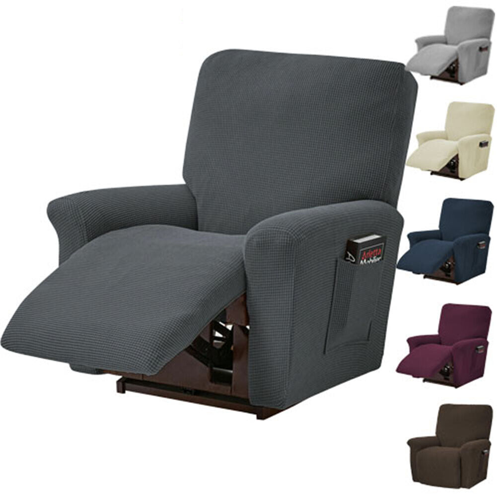 Stretch Recliner Chair Slipcover Elastic Armchair Lounge Couch Cover Protector