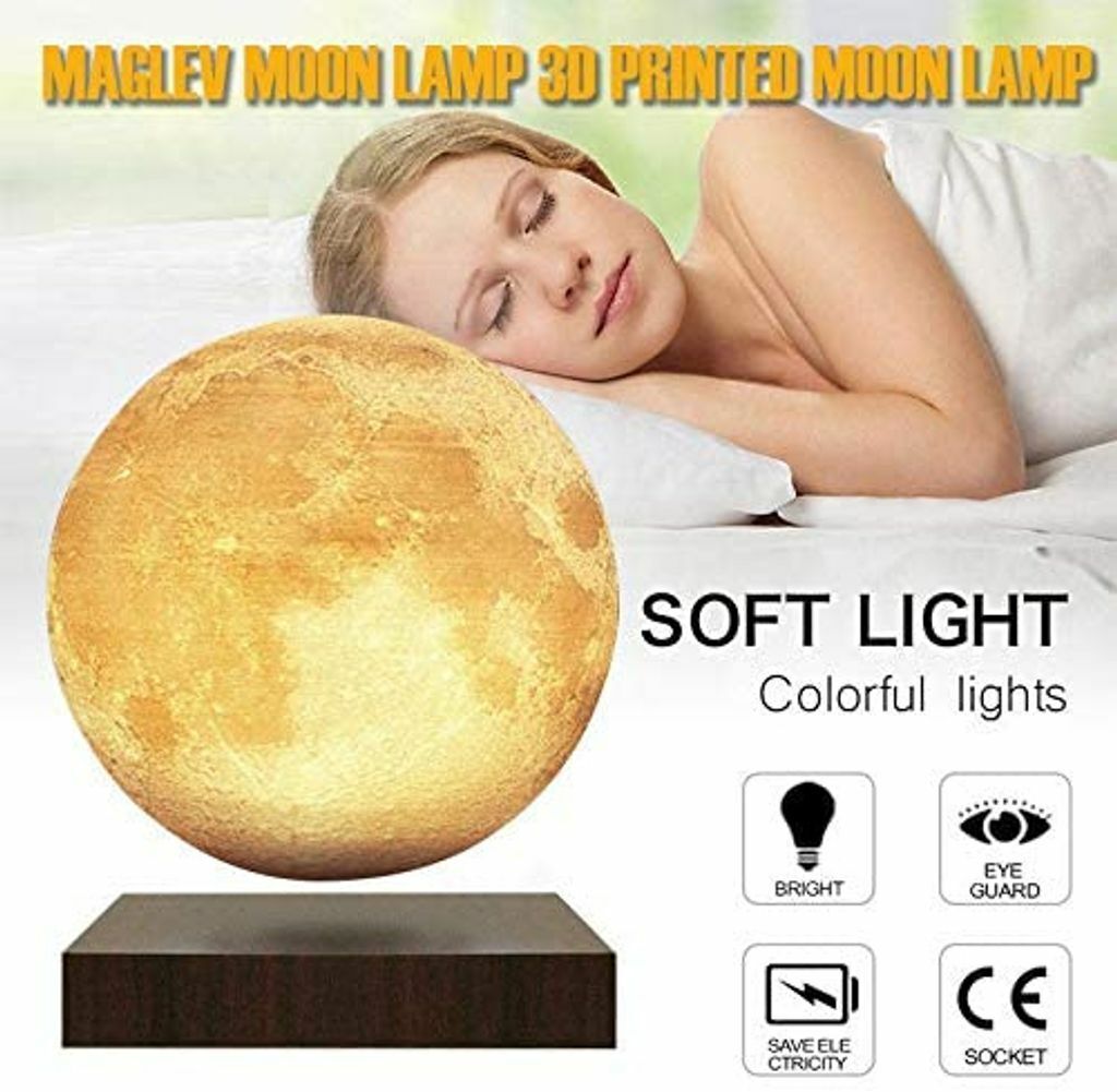 LED Moon Lamp 3D Night Light Touch Sensor Moon Light Moonlight Kids Night Lamp