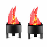 3W LED Fake Fire Flame Effect Light Party Decor Torch Lights for Bar Stage