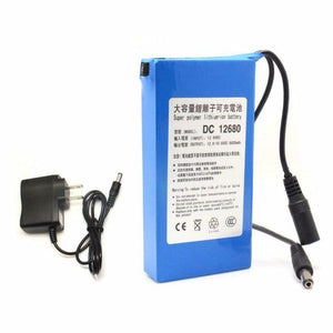 DC12680 12V 6800mAh rechargeable battery for wireless transmitter video surveillance camera