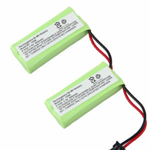 2 Pack 800mAh Cordless Phone Rechargeable Ni-MH Battery For Uniden BT-1008 BT-1021