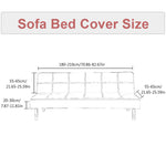 Slipcover Armless foldable sofa cover elastic washable fabric couch sofa bed furniture protector slipcover