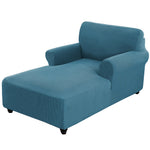 Chaise Lounge Cover Stretch Chaise Chair Covers for Living Room Chaise Slipcover with Double Arm